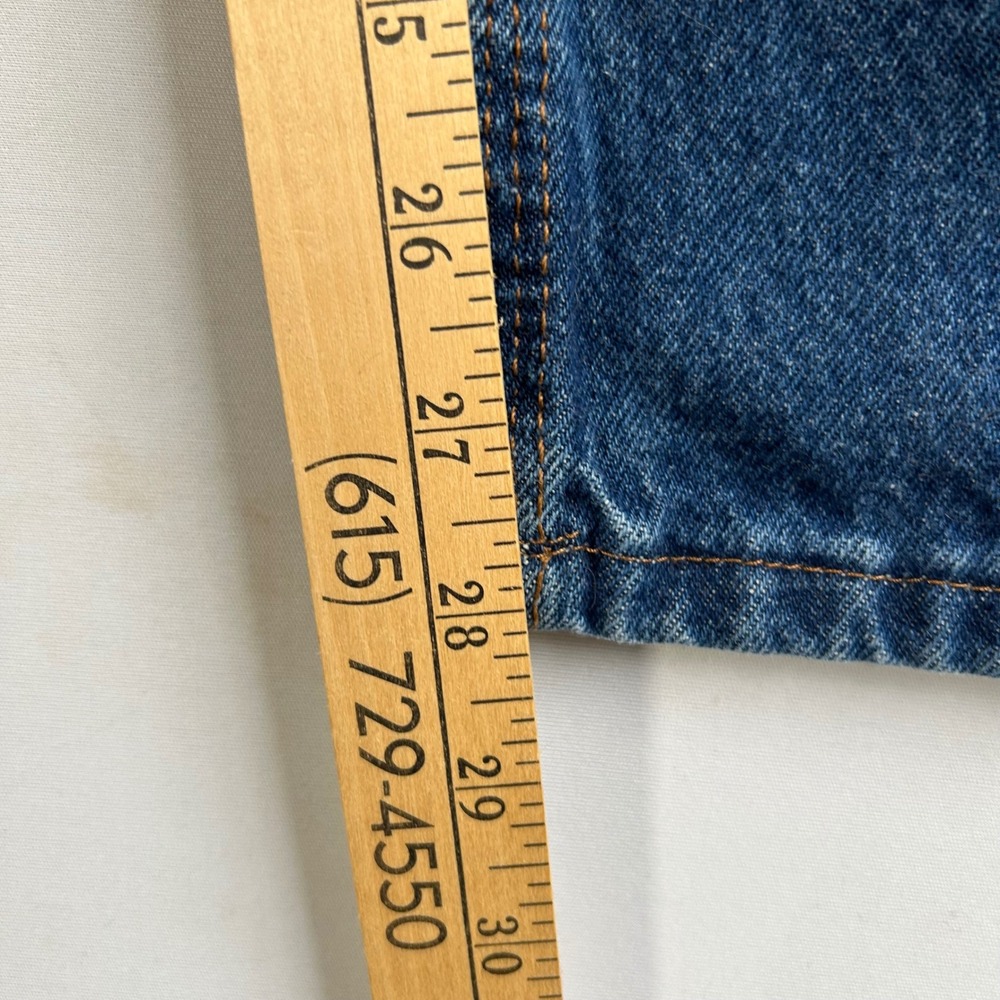 Key Mens Double Knee Logger Denim Carpenter Jeans Blue W36 L30 FS2818 - Picture 11 of 12